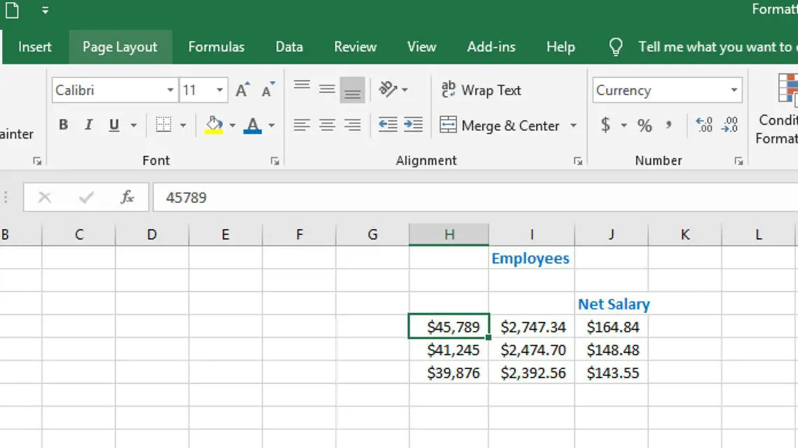 Bokföring kontra valutaformatering i Excel