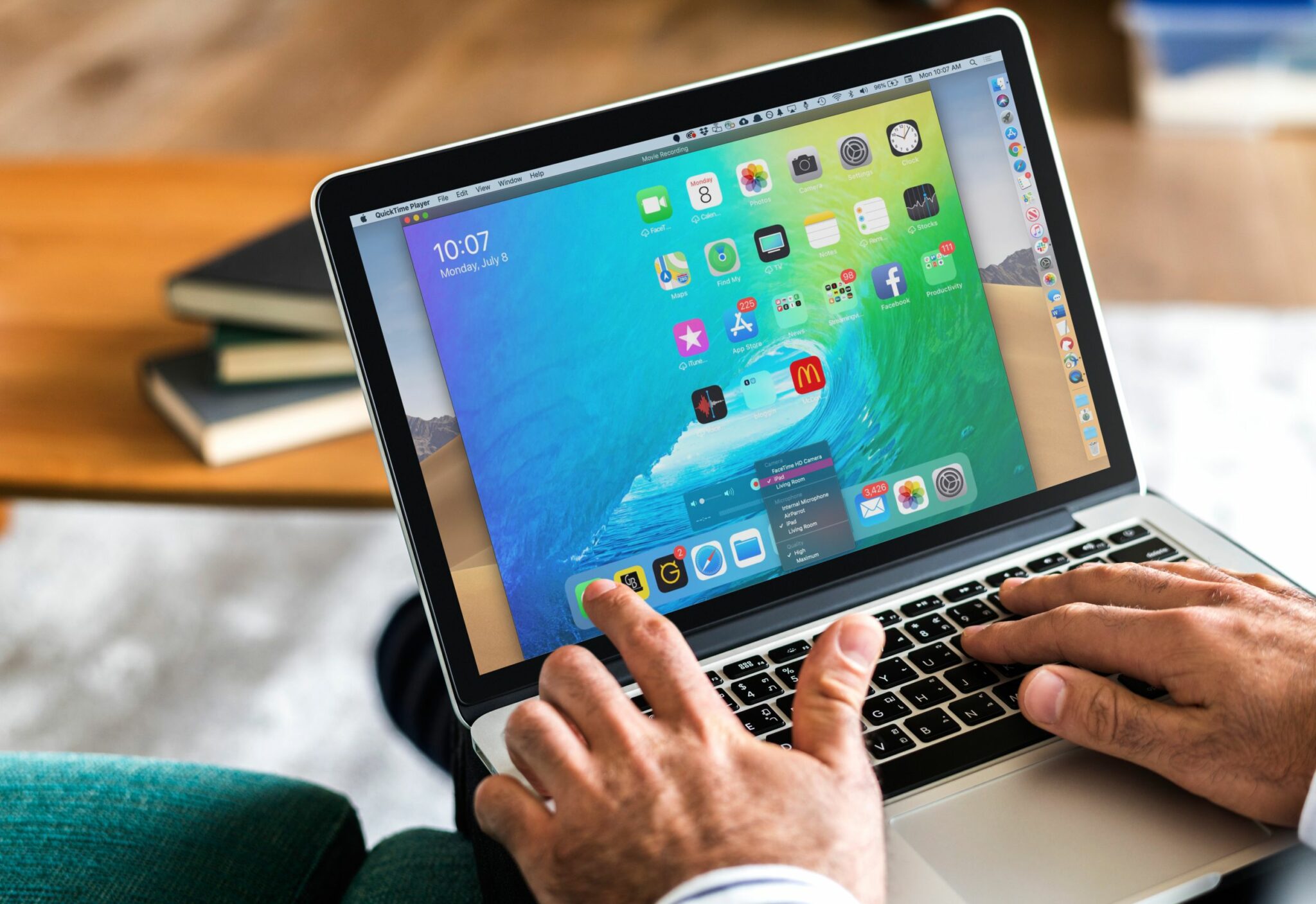 Hur man spelar in din iPad -skärm på din Mac gratis - 2021
