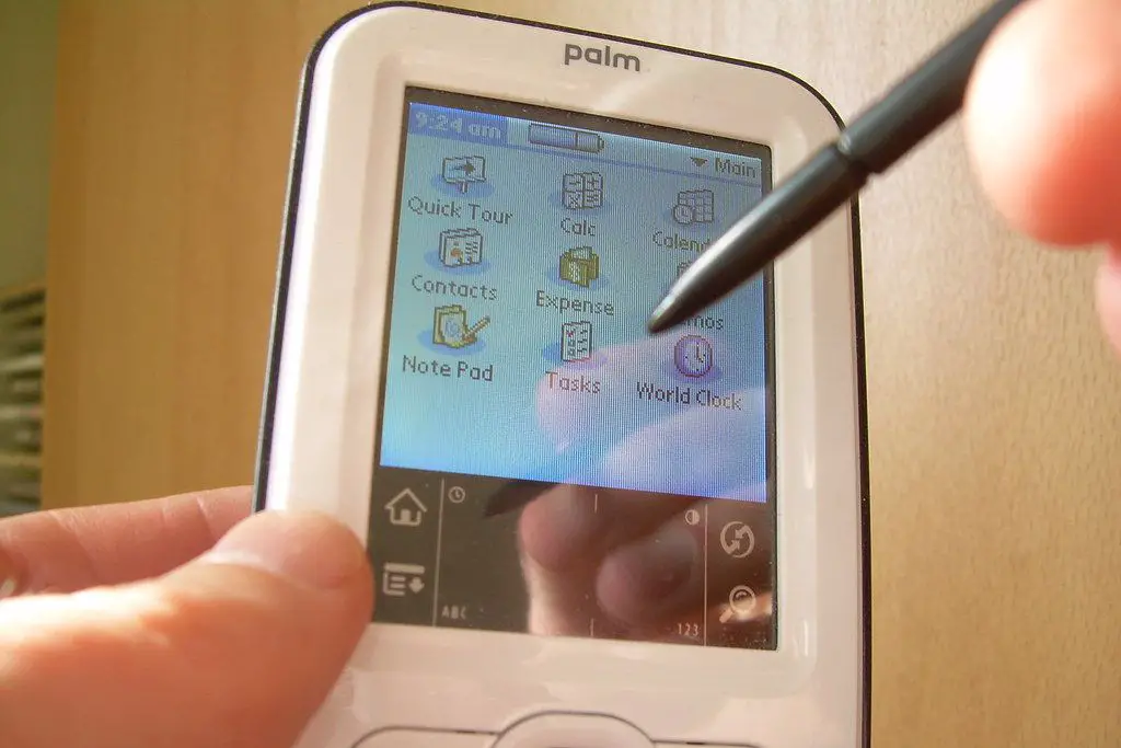 Appar på en Palm Pilot