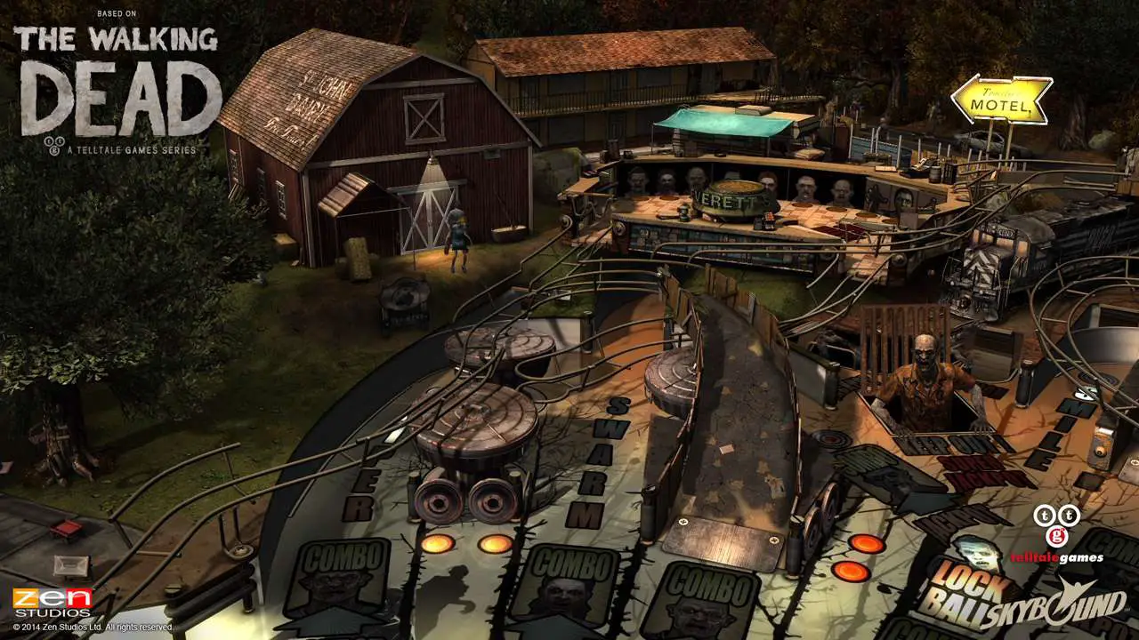 iOS -spel för Walking Dead -fans 4 The Walking Dead Pinball