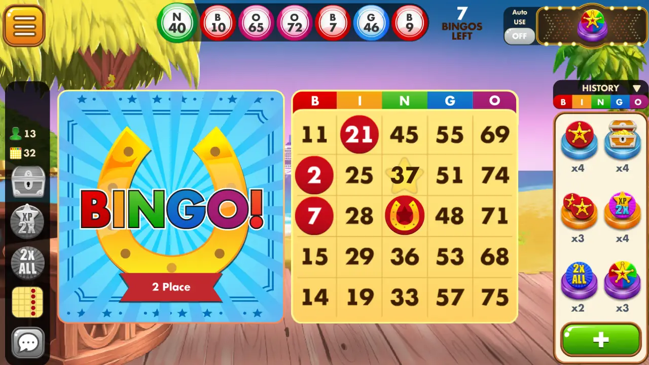 Skärmdump av att spela Bingo Country Games