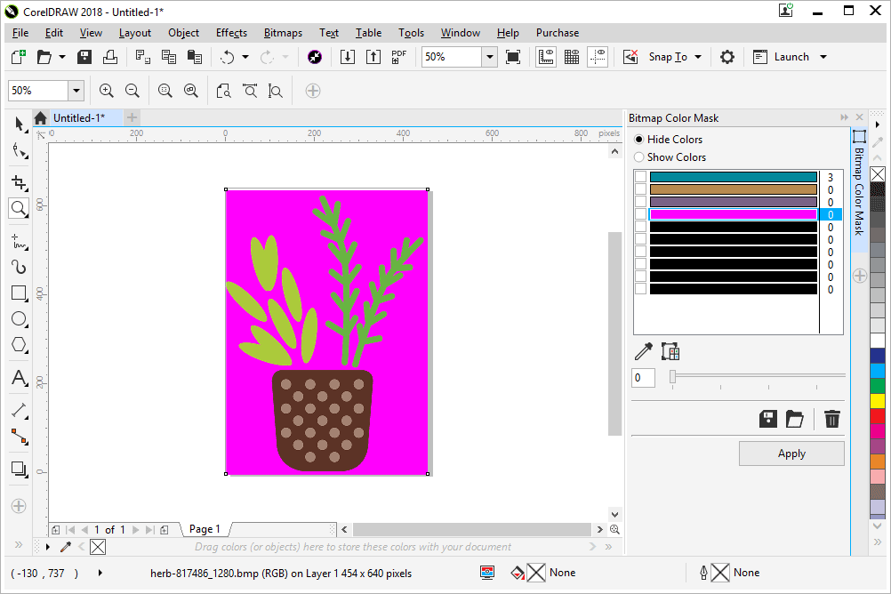 Hur man tar bort bakgrunden i CorelDRAW 1 coreldraw remove background 5c5b2901c9e77c0001566544