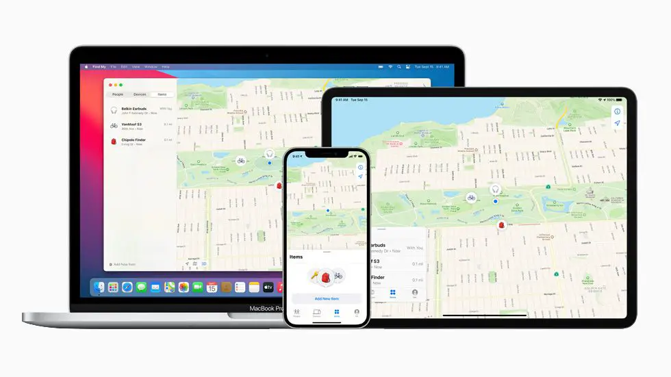 Appen Hitta mitt på iPhone, iPad och Mac