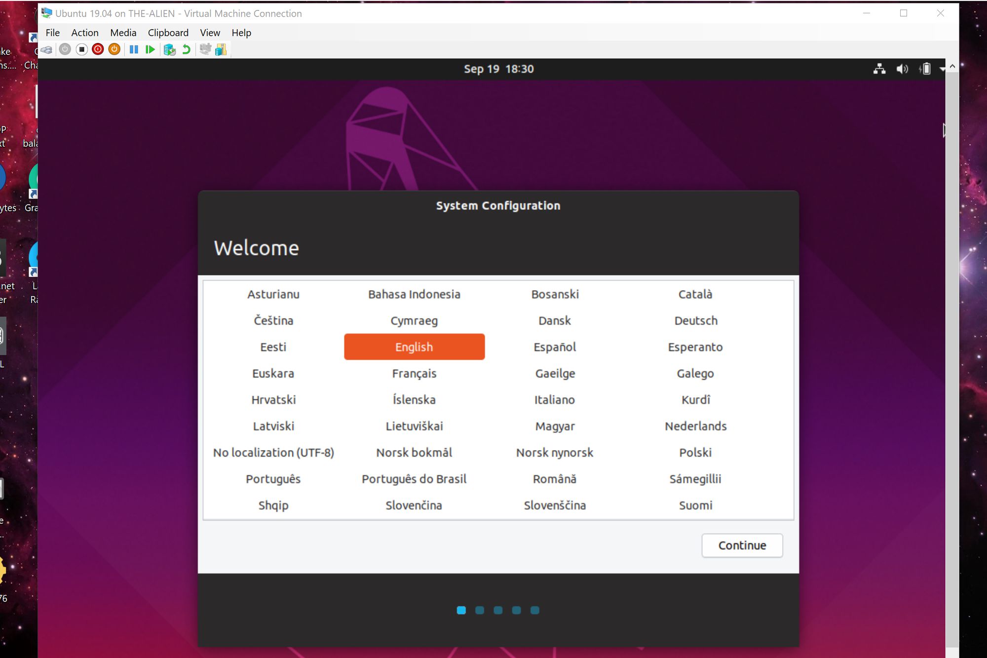 Installera Virtual Ubuntu PC Hyper-V