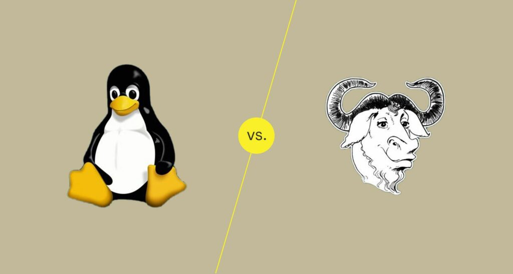 Skillnaden mellan Linux och GNULinux